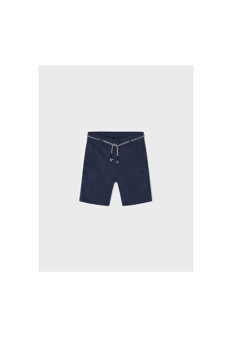 Pantaloni lungi,  302028153, Bumbac, Elastan, Albastru marin, Bleumarin