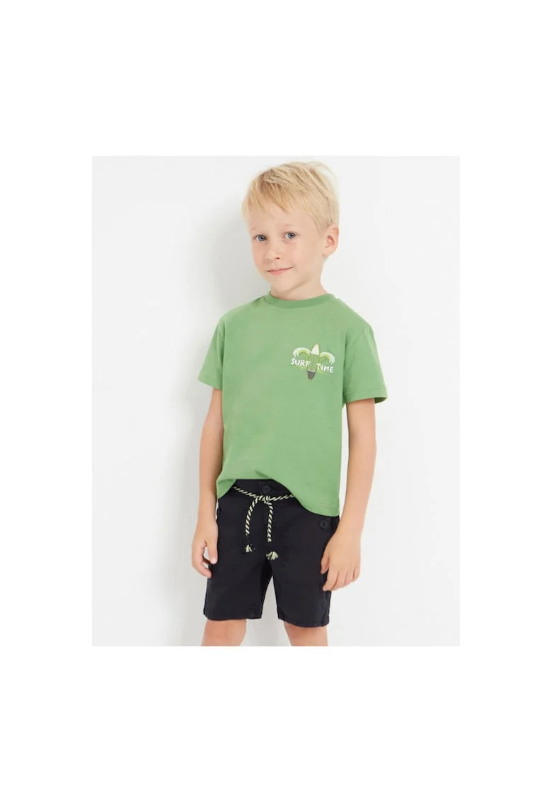 Pantaloni lungi,  302028122, Bumbac, Elastan, Negru, Negru