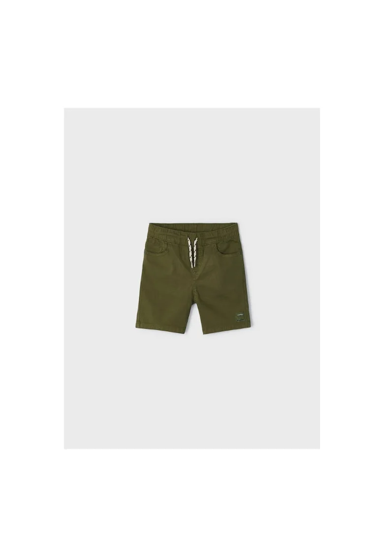 Pantaloni lungi,  302027972, Bumbac, Elastan, Verde, Verde
