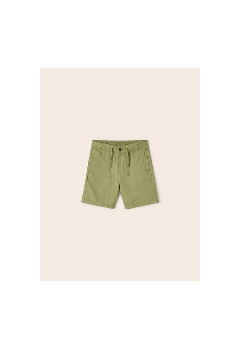 Pantaloni lungi,  302026517, Bumbac, Poliester, Verde, Verde