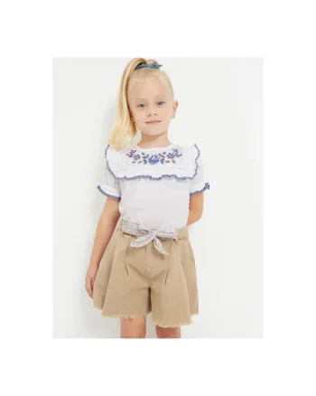 Pantaloni lungi,  302069453, Bumbac, Bej, Bej