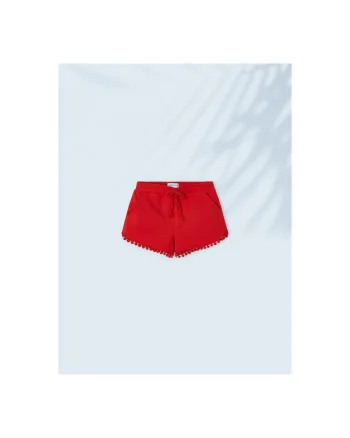 Pantaloni lungi,  302032686, Bumbac, Elastan, Rosu, Rosu