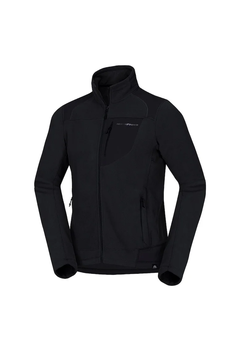 Bluza din fleece NorthPolar pentru barbati Bendik, Negru