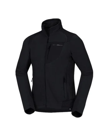 Bluza din fleece NorthPolar pentru barbati Bendik, Negru