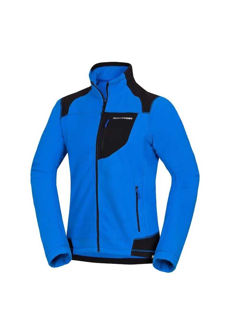 Bluza din fleece NorthPolar pentru barbati Bendik, Albastru deschis