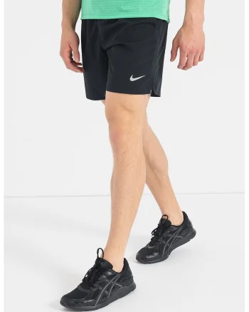 Pantaloni scurti pentru alergare Challenger, Negru stins