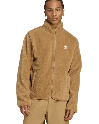 Jacheta lejera din material fleece, Bej
