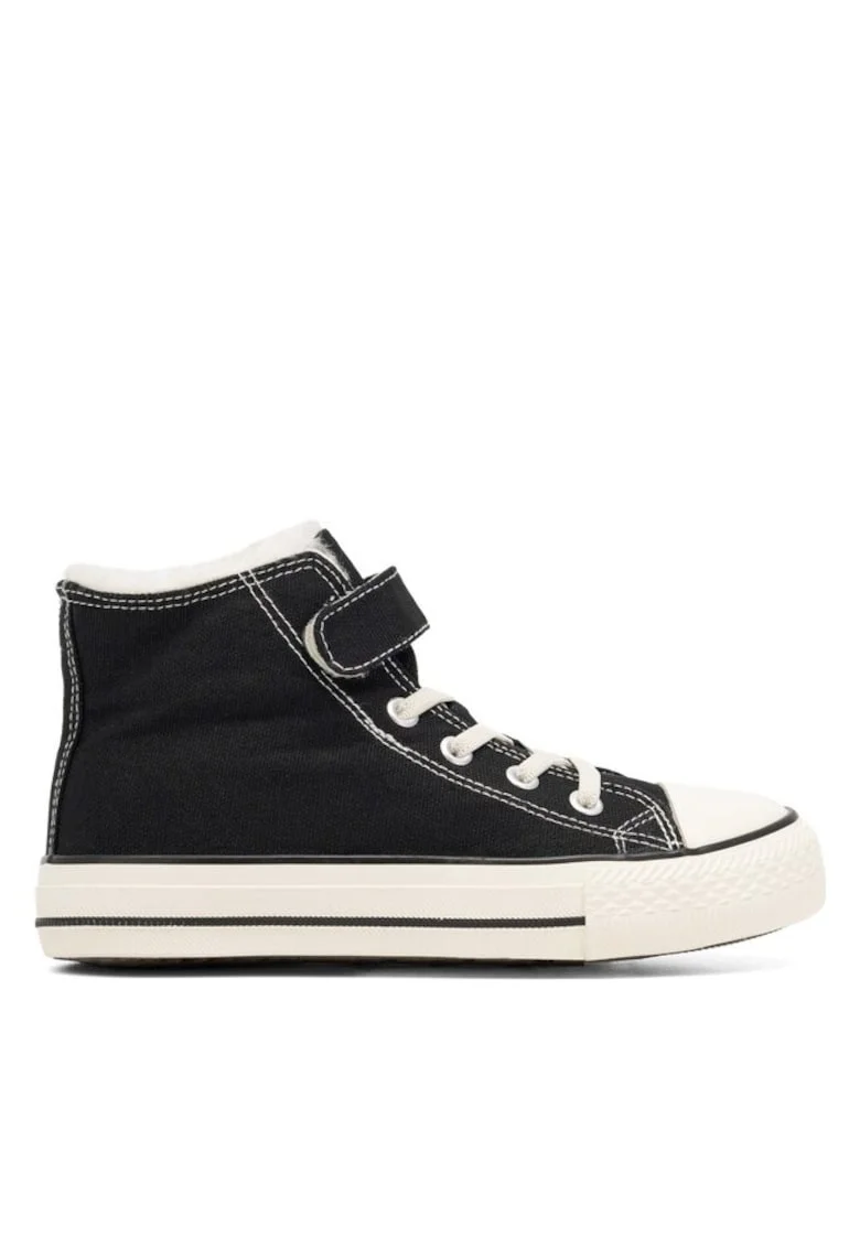 Pantofi sport copii, 21094,  Textil, Negru