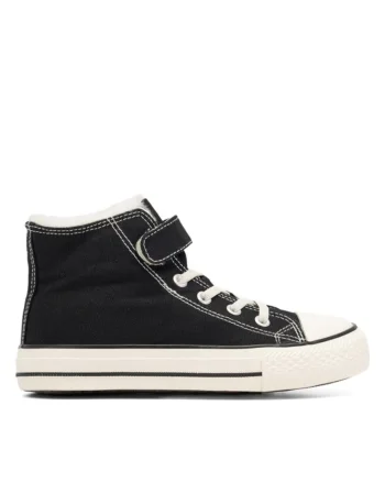 Pantofi sport copii, 21094,  Textil, Negru