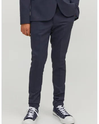 Pantaloni eleganti cu talie medie, Albastru ultramarin