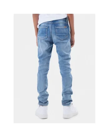 Blugi copii,  873011, Albastru, Bumbac