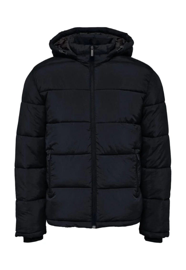 Geaca barbati,  302634477, Nylon, Negru