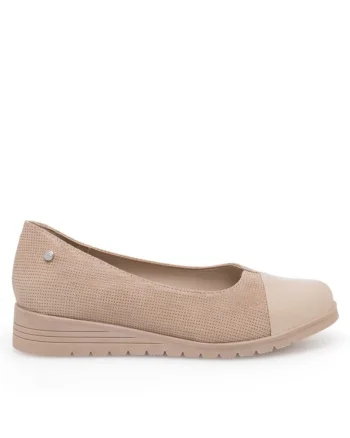 Pantofi sport dama,  590558849699139, Piele naturala, Bej, Bej