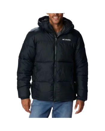 Jacheta de puf pentru barbati,  Poliester, Negru, Negru