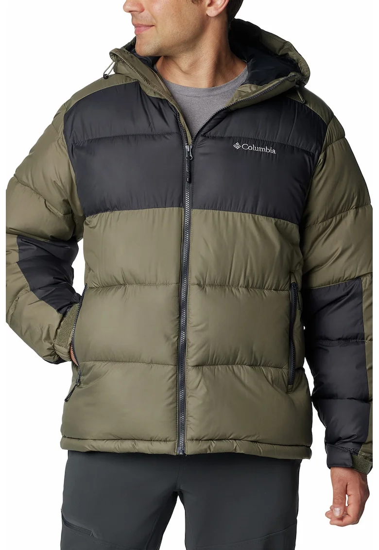 Geaca matlasata cu gluga Pike Lake™ II, Gri carbune/Kaki