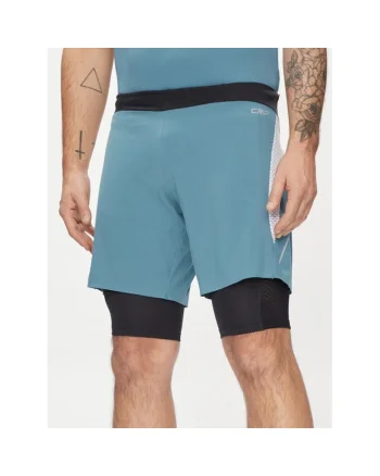 Pantaloni scurti sport barbati,  441968, Albastru, Poliester
