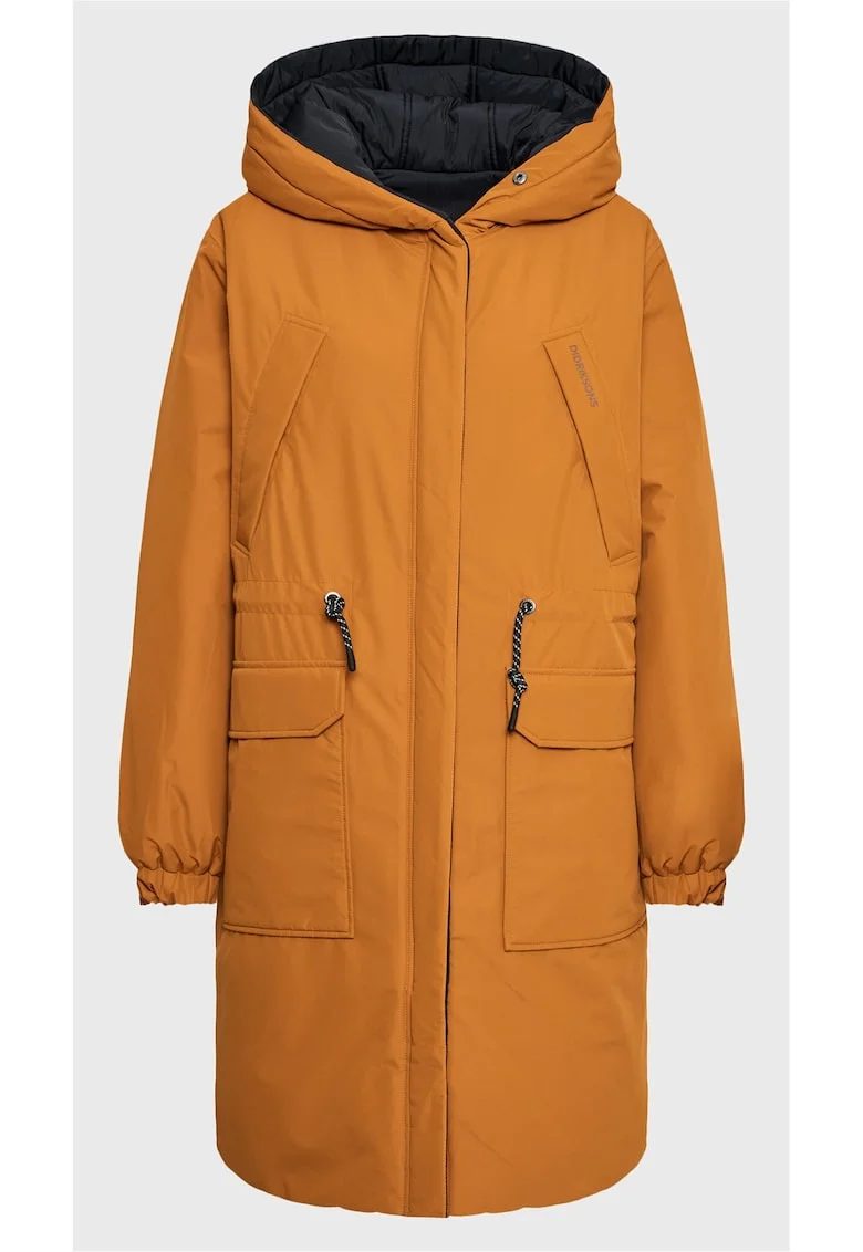 Geaca parka dama,  Poliamida, 301863076, Negru
