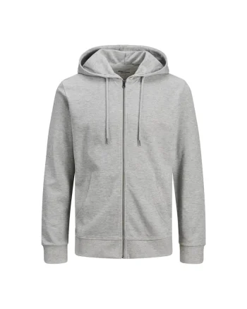 Hanorac JACK &JONES Basic, 12181901-Light Grey Melange REG 16561, Gri