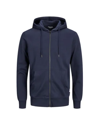 Hanorac JACK &JONES Basic, 12181901-Navy Blazer REG 16560, Albastru inchis