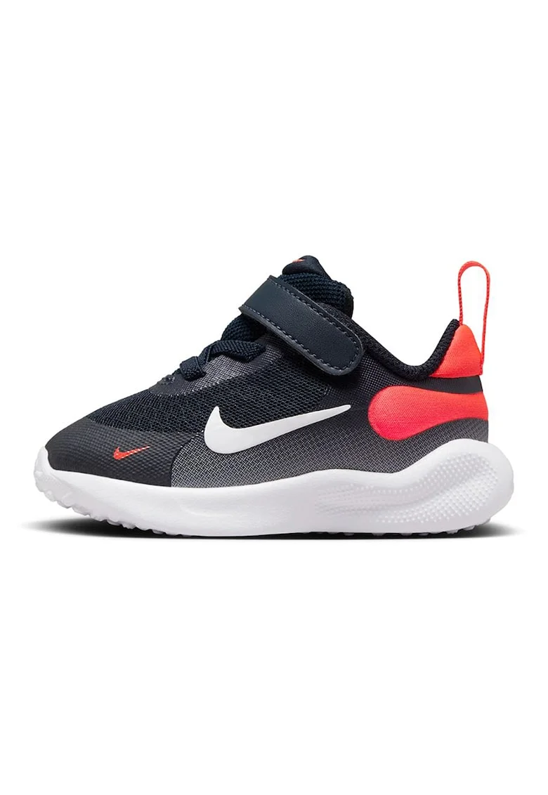 Revolution 7 Pantofi cu velcro, pentru alergare, Alb/Albastru ultramarin