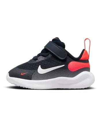 Revolution 7 Pantofi cu velcro, pentru alergare, Alb/Albastru ultramarin