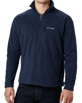 Bluza din fleece cu fermoar, pentru trekking Fast Trek II, Bleumarin