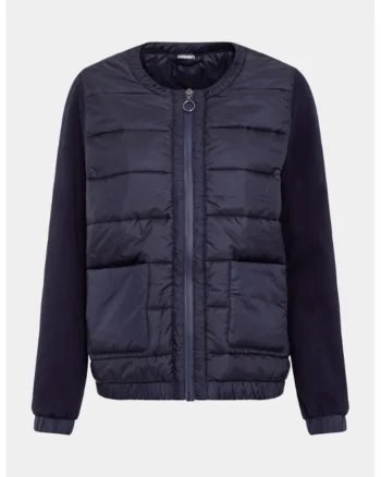 Jacheta bomber dama,  303032586, Poliester, Bleumarin