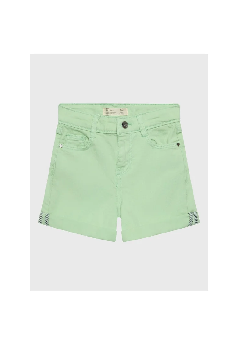 Pantaloni scurti din denim Fete,  302718962, Bumbac, Verde