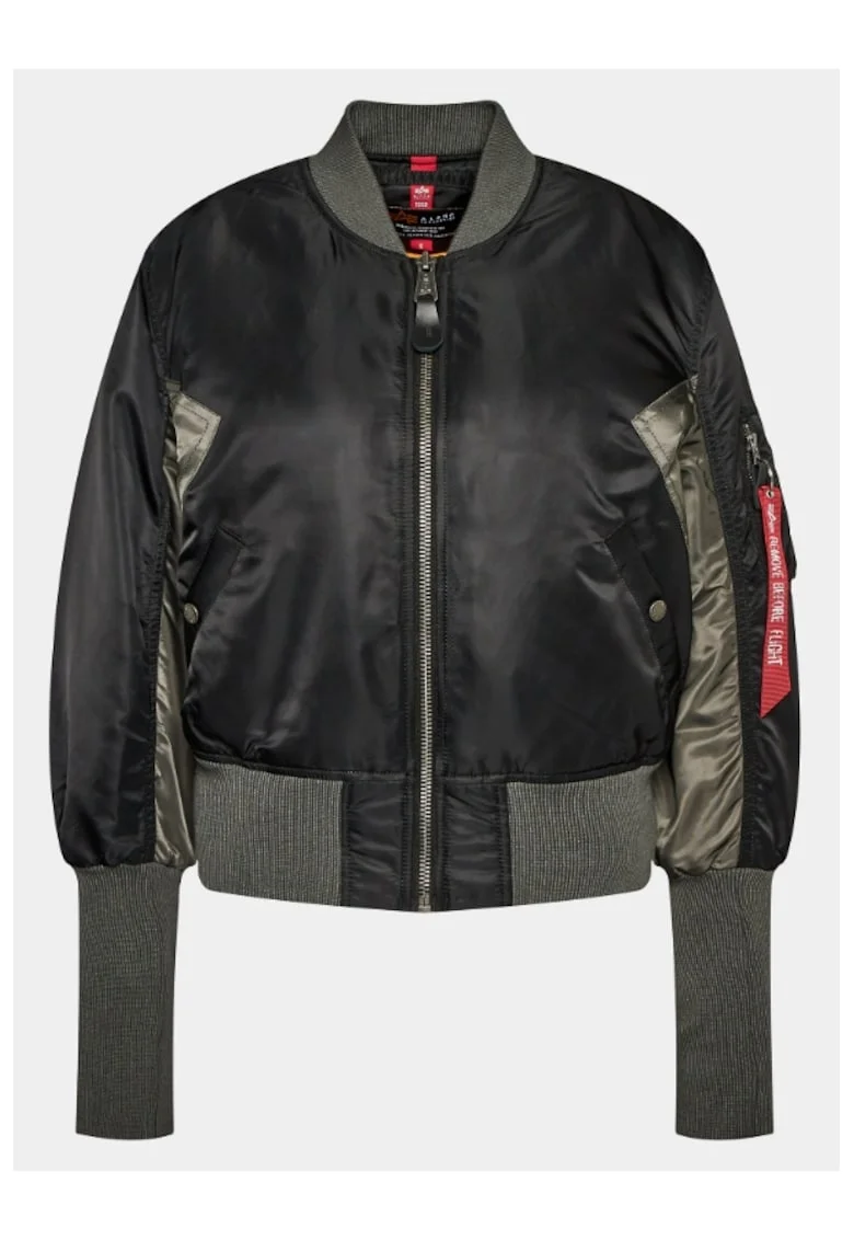 Jacheta bomber dama,  301548058, Nylon, Negru