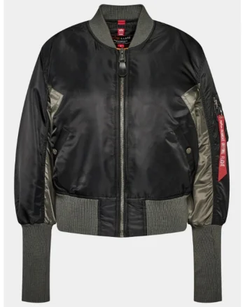 Jacheta bomber dama,  301548058, Nylon, Negru