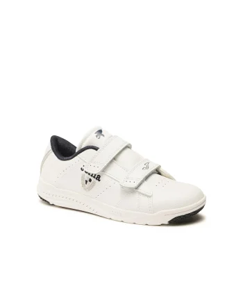 Pantofi sport baieti,  302941087, Alb, Piele ecologica, Alb