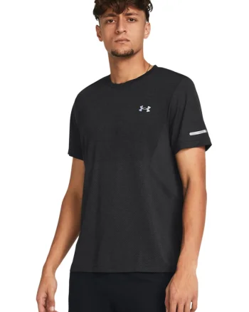 Tricou elastic pentru alergare, Negru