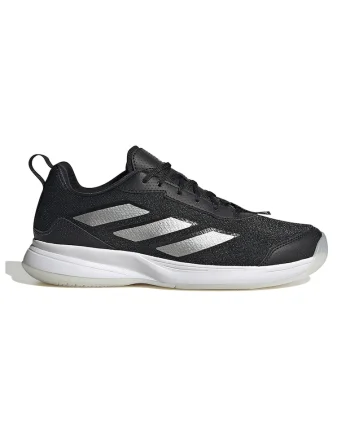 Pantofi cu garnituri din plasa pentru tenis AvaFlash, Negru/Argintiu