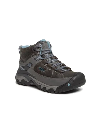 Ghete trekking dama  Piele ecologica, Gri