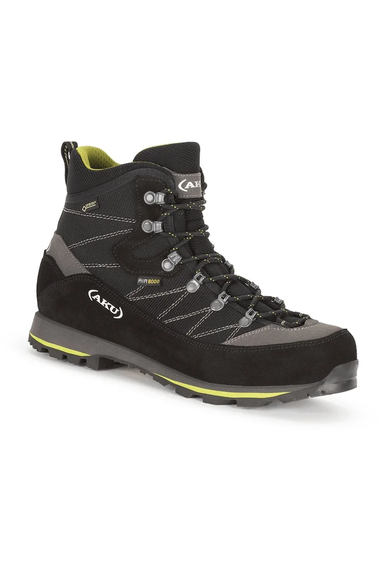 Pantofi sport barbati Trekker Lite III GTX,  Piele intoarsa/Poliuretan, Negru/Verde
