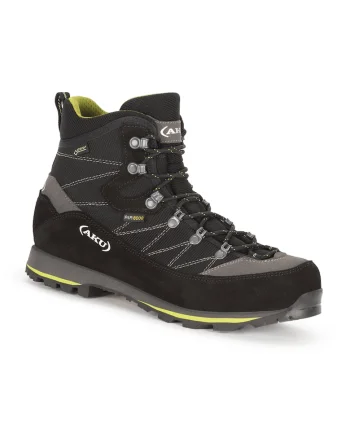 Pantofi sport barbati Trekker Lite III GTX,  Piele intoarsa/Poliuretan, Negru/Verde
