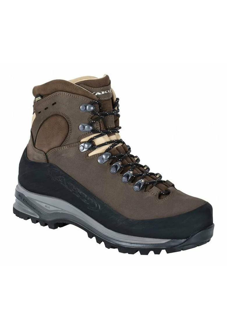 Pantofi sport barbati Superalp NBK GTX,  Piele nabuc, Maro, 11 UK/