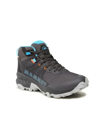 Ghete trekking dama,  301005537, Textil, Gri, Gri