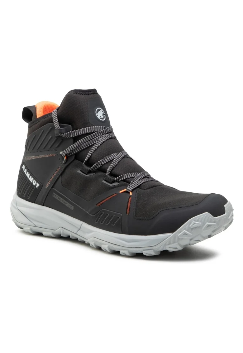Pantofi trekking barbati,  208354790, Textil, Negru, Negru