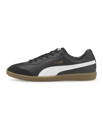 Pantofi sport pentru fotbal King 21, Alb/Negru stins