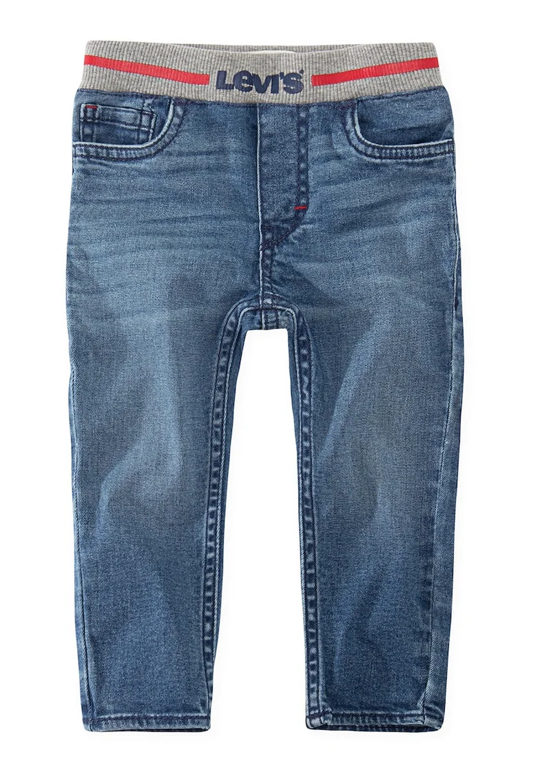 Blugi cu talie elastica, Albastru inchis