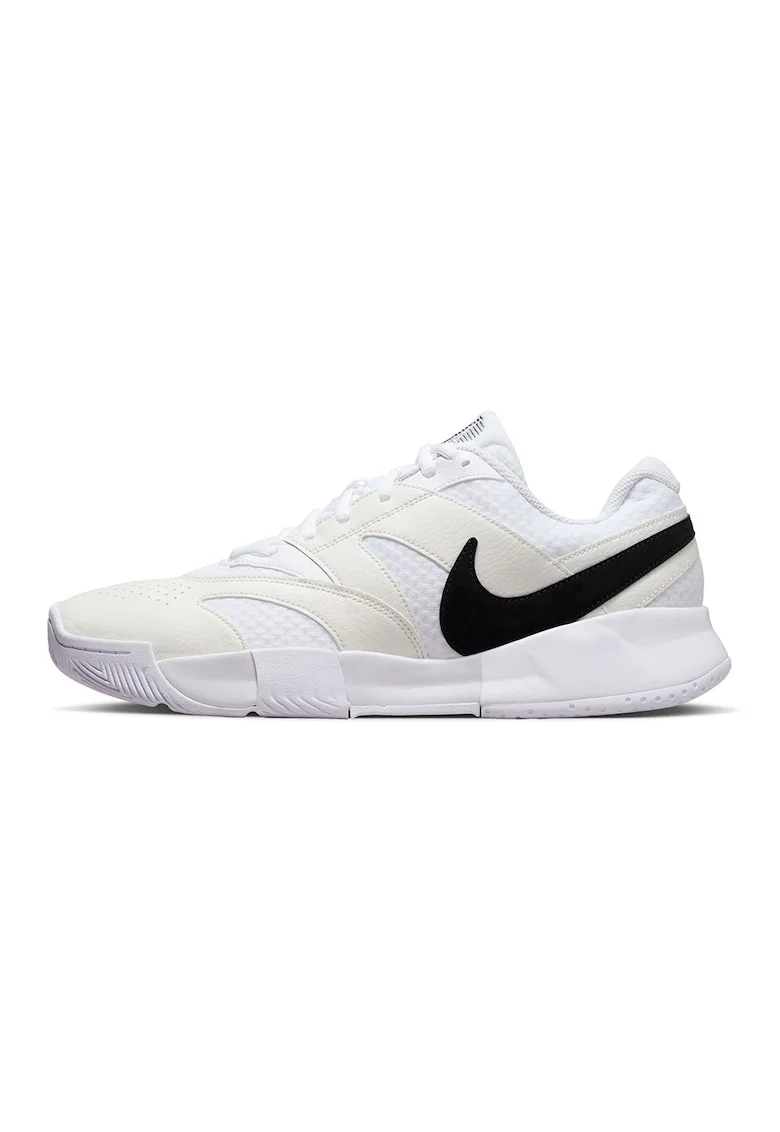 Pantofi Cour Lite 4 pentru tenis, Negru/Crem