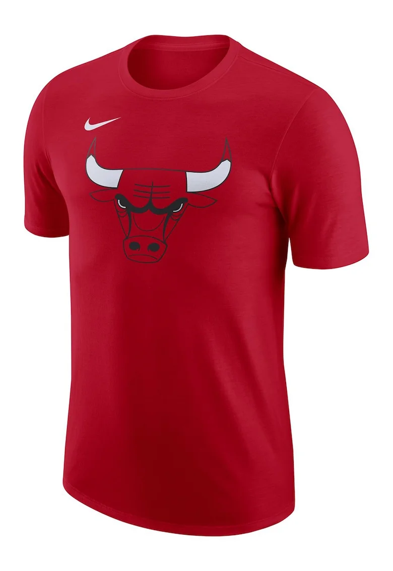 Tricou Chicago Bulls Essentials pentru baschet, Rosu inchis