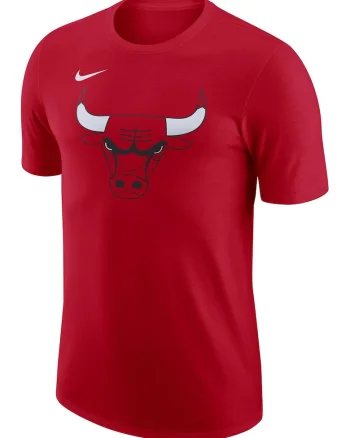 Tricou Chicago Bulls Essentials pentru baschet, Rosu inchis