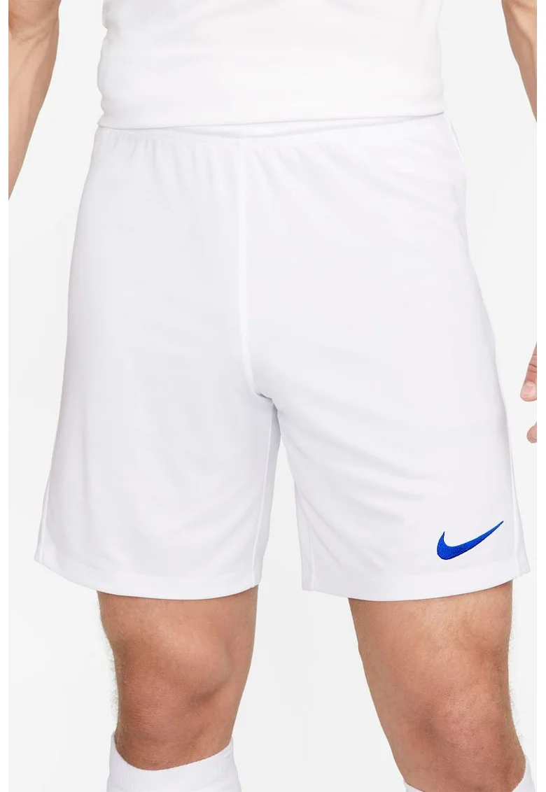 Pantaloni scurti cu tehnologie Dri-FIT pentru fotbal Park III, Albastru royal/Alb murdar