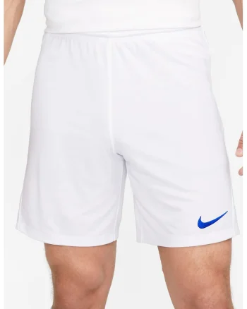 Pantaloni scurti cu tehnologie Dri-FIT pentru fotbal Park III, Albastru royal/Alb murdar