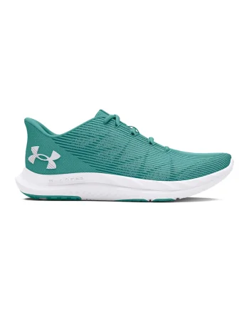 Pantofi pentru alergare Charged Speed Swift, Alb/Verde aquamarin