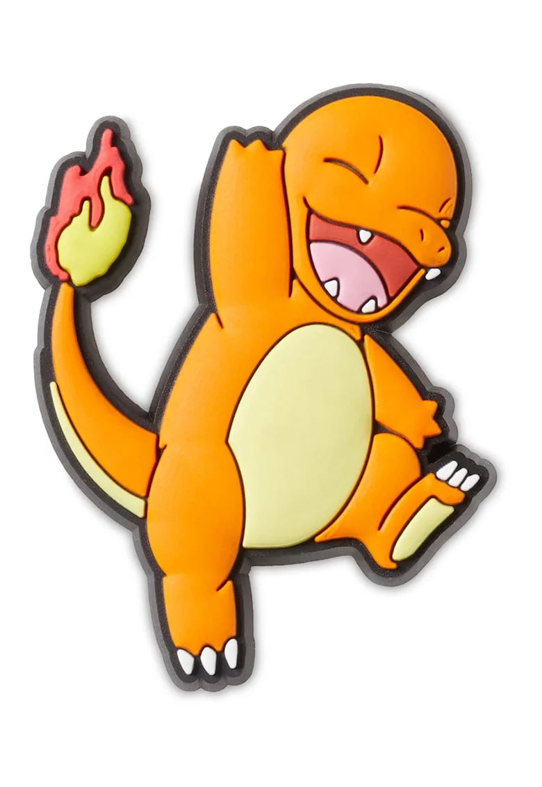 Talisman Pokemon Jibbitz, Galben/Portocaliu