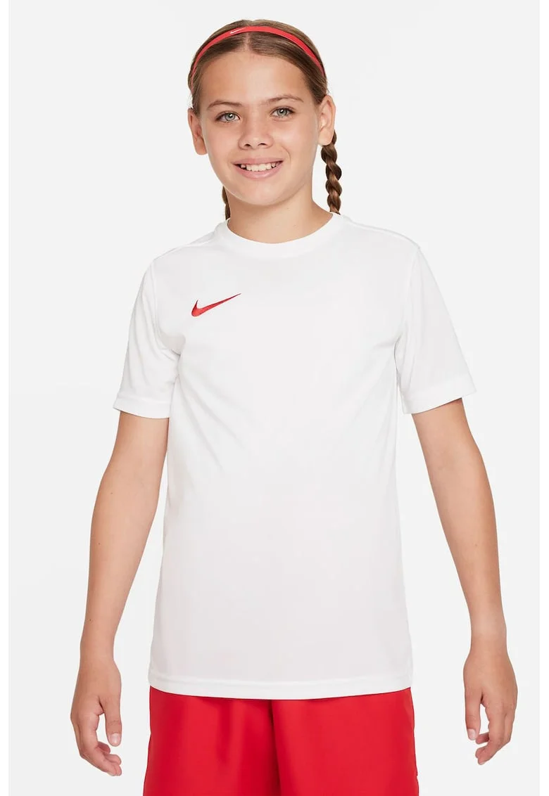 Tricou cu tehnologie Dri-Fit pentru fotbal Park, Alb murdar
