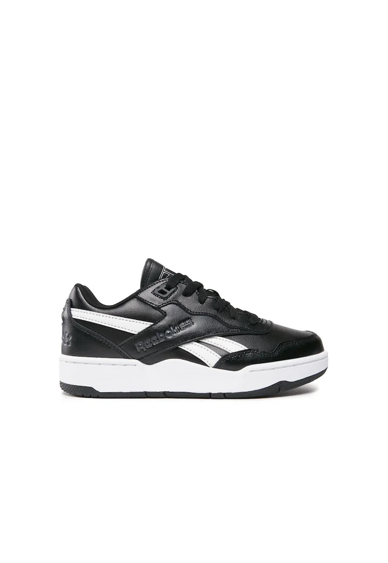 Pantofi sport copii,  302293407, Negru, Piele naturala, Negru